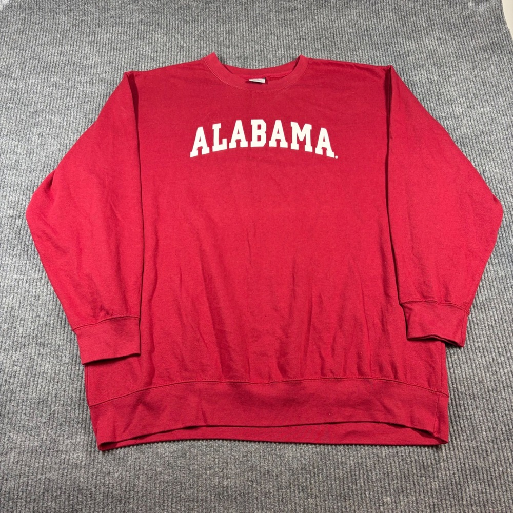 MV Sport Sweatshirt Men's 3XL‎ Alabama Crimson Tide  Red Crewneck NCAA Pullover